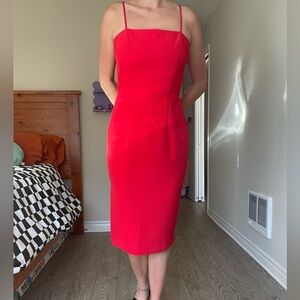 NWT - Milly red pencil dress - size 6